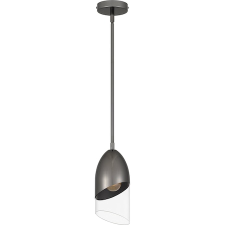 Quoizel Haynes Mini Pendant 1 Light Black Chrome PCHAY1505BCH